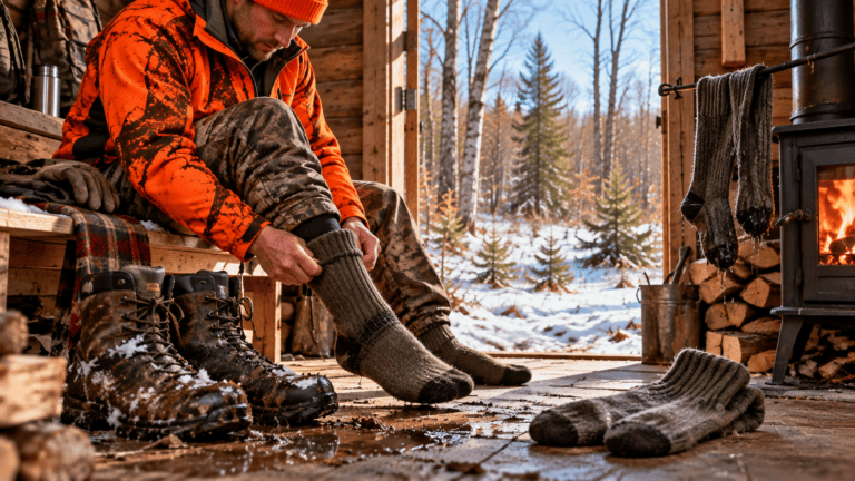 How to Choose the best Hunting Socks for Wet and Cold Conditions